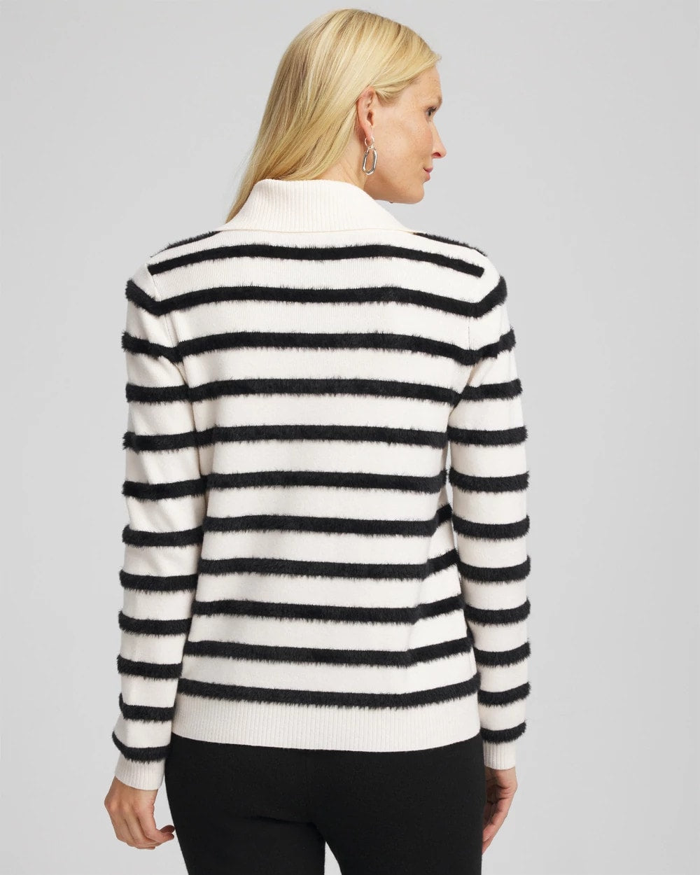 Chico's Featured | Zenergy® Luxe Eyelash Striped Sweater