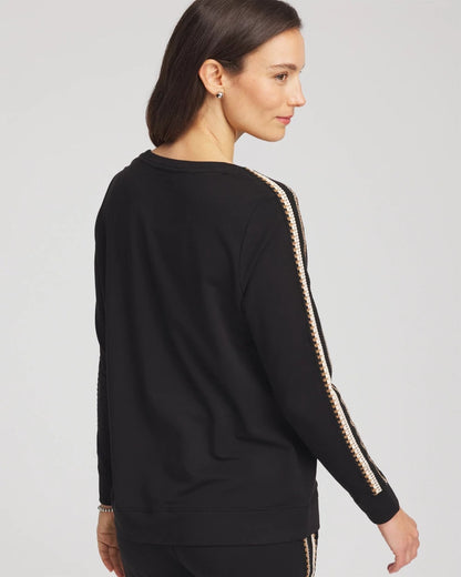 Chico's Discount | Zenergy® Lattice-Trim Pullover Top