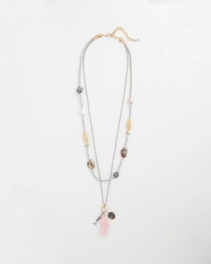 Chico's Everyday | Chico's Originals White Jade Ocean Necklace