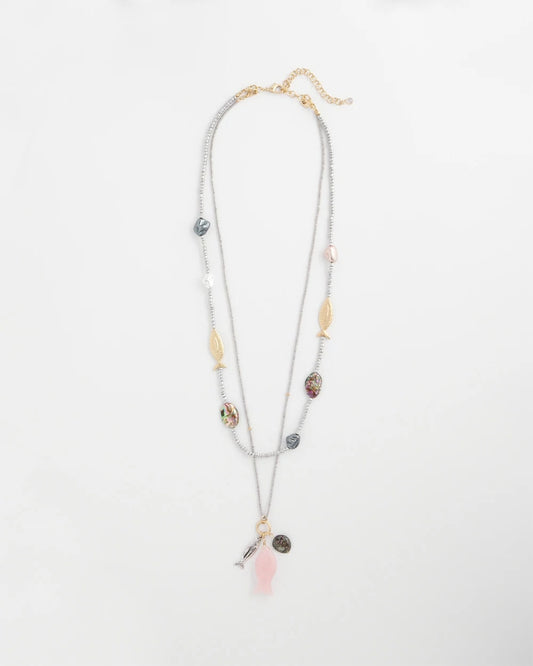 Chico's Everyday | Chico's Originals White Jade Ocean Necklace