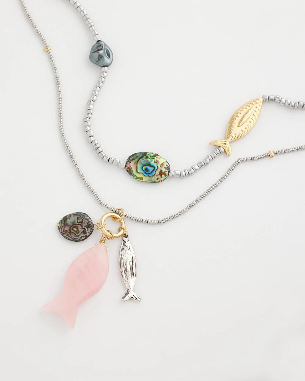 Chico's Everyday | Chico's Originals White Jade Ocean Necklace