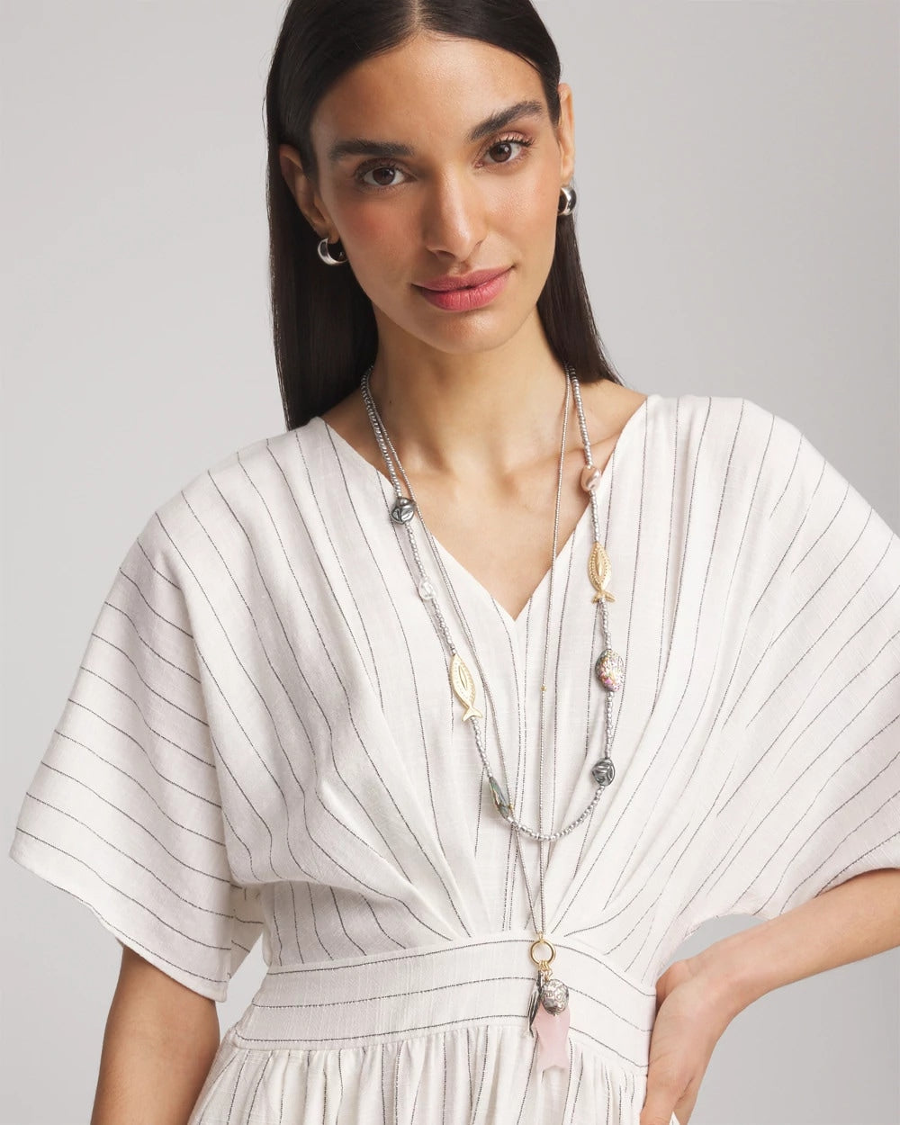 Chico's Everyday | Chico's Originals White Jade Ocean Necklace