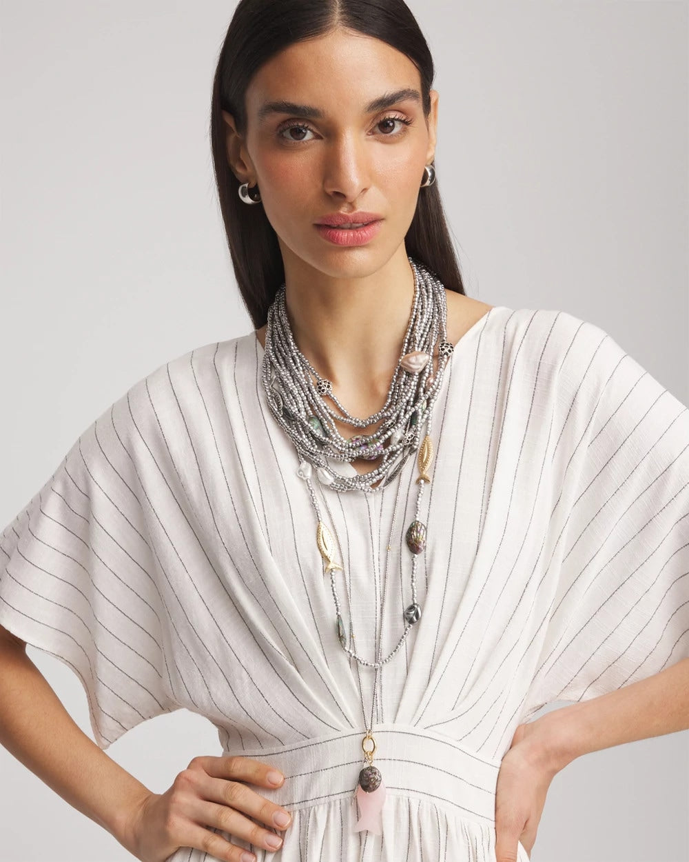 Chico's Everyday | Chico's Originals White Jade Ocean Necklace