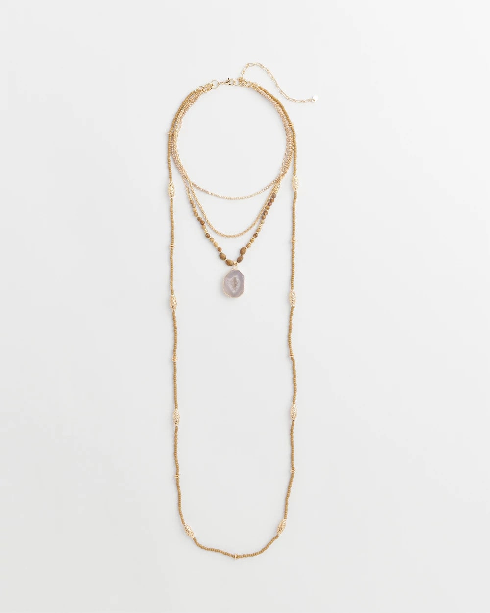 Chico's Quality | Convertible Agate Pendant Necklace