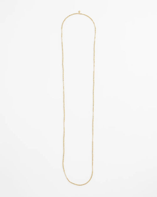 Chico's Sale | Long Goldtone Seed Bead Necklace