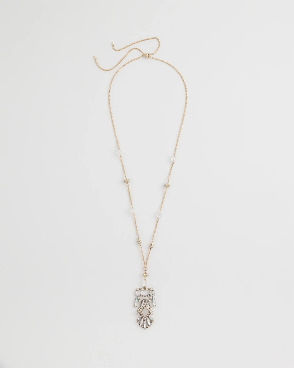 Chico's Deals | Adjustable Opalescent Pendant Necklace