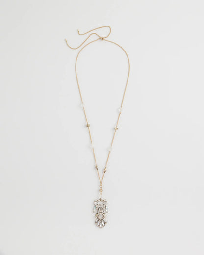Chico's Deals | Adjustable Opalescent Pendant Necklace