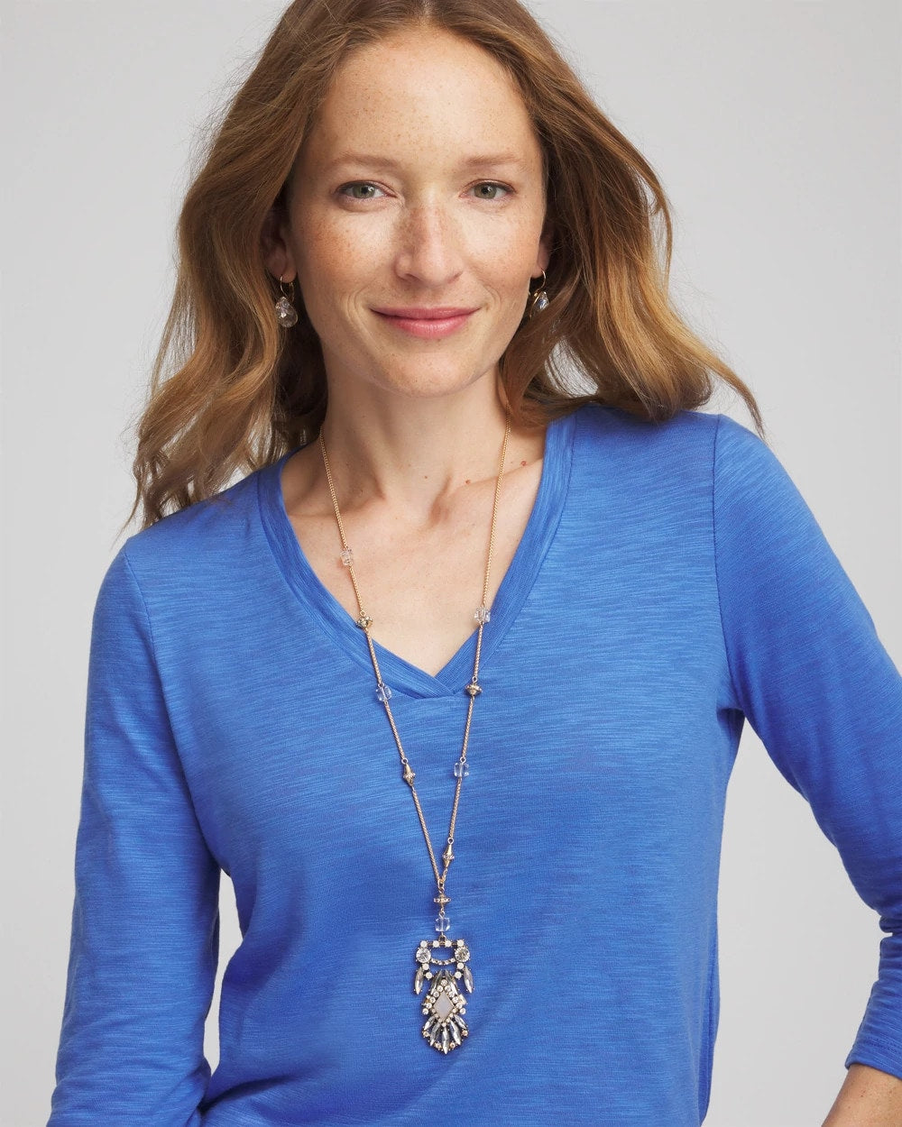 Chico's Deals | Adjustable Opalescent Pendant Necklace