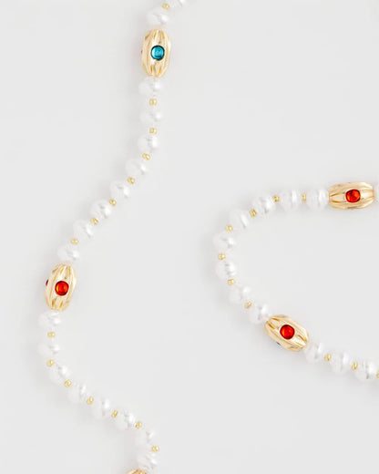 Chico's Smart Buy | Goldtone Faux Pearl Single-Strand Necklace