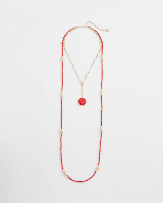 Chico's Top Pick | Convertible Beaded Pendant Necklace