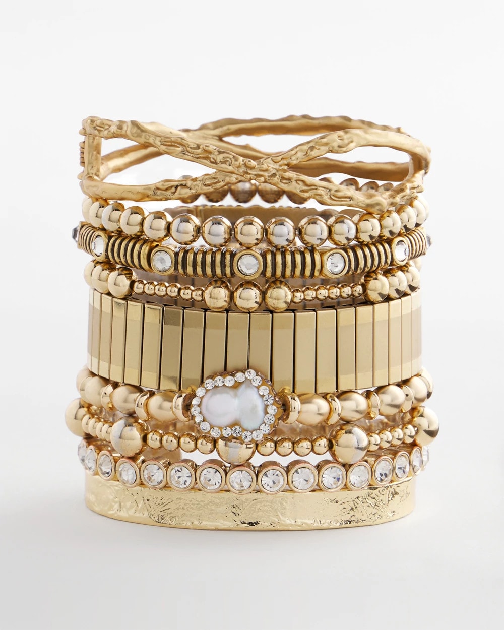 Chico's Trusted | Goldtone Stretch Bracelet