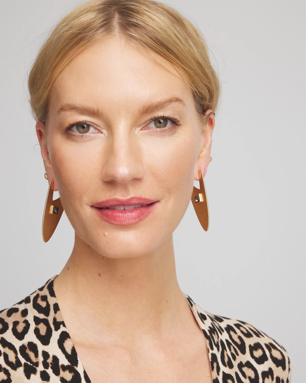 Chico's Sale | Gold Triangle Linear Earrings