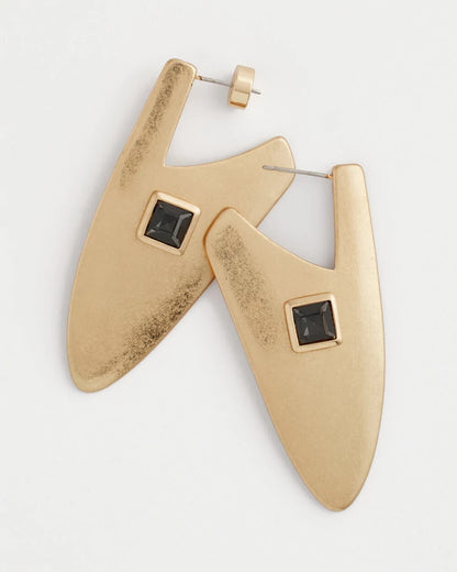 Chico's Sale | Gold Triangle Linear Earrings