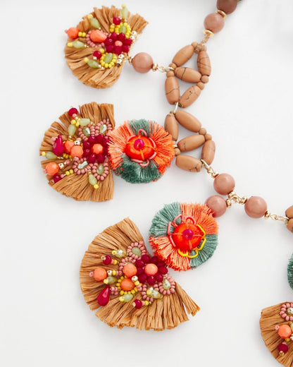 Chico's Value | Tropical Floral Bib Necklace