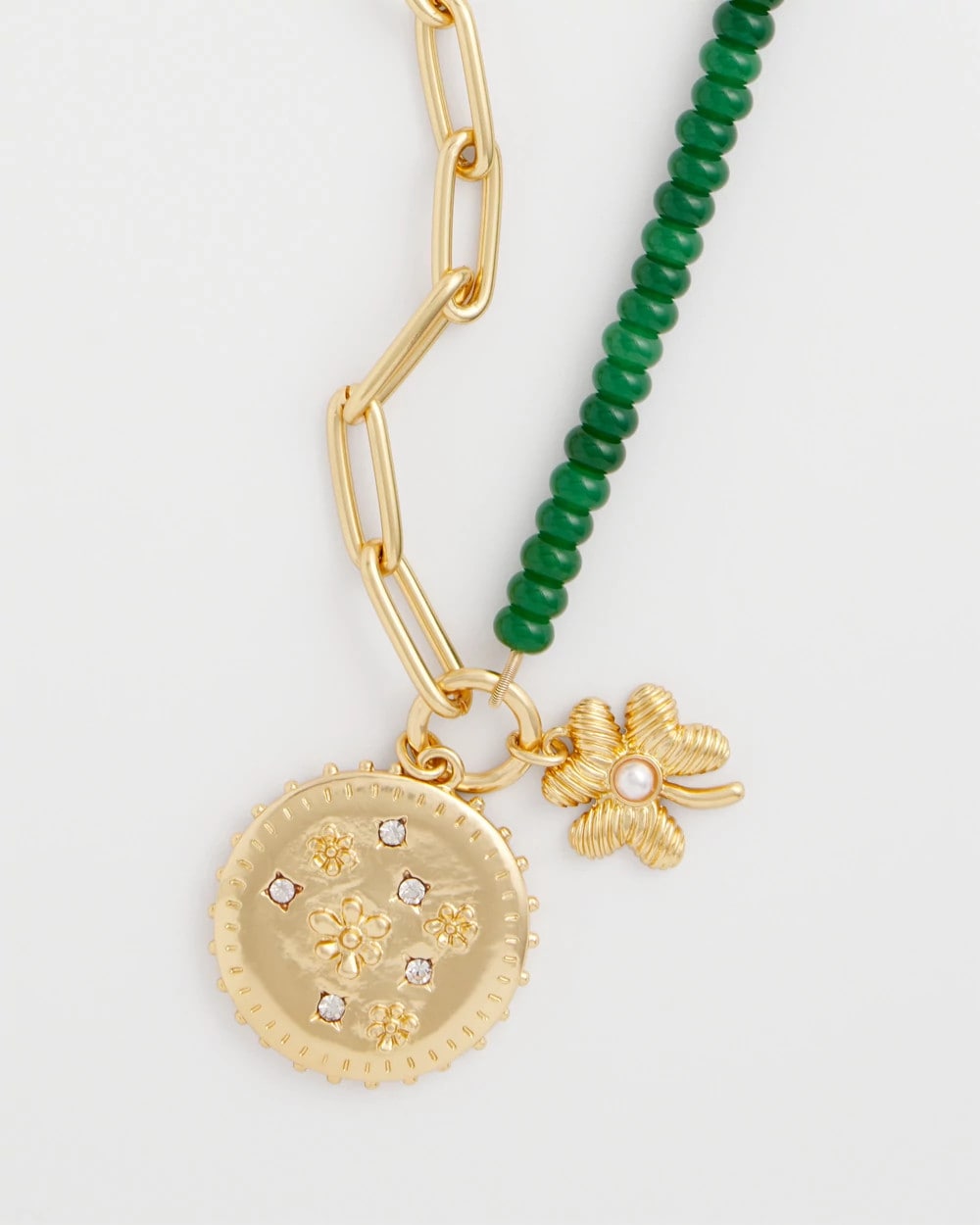 Chico's Best Price | Short Clover Pendant Necklace