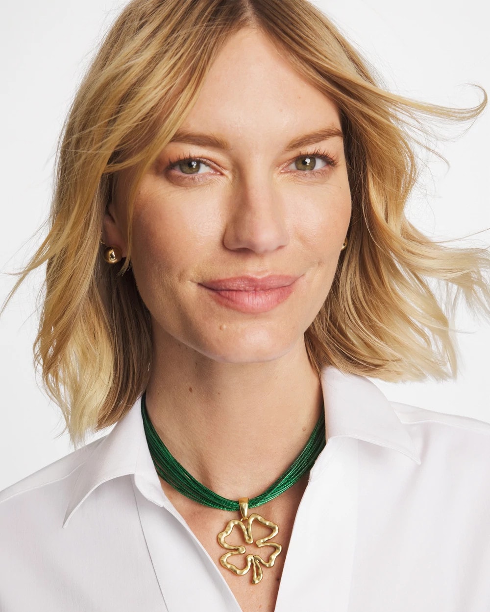 Chico's Trusted | Clover Pendant Necklace