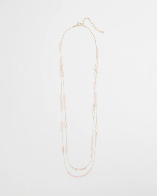Chico's Classic | Pink Double-Strand Necklace