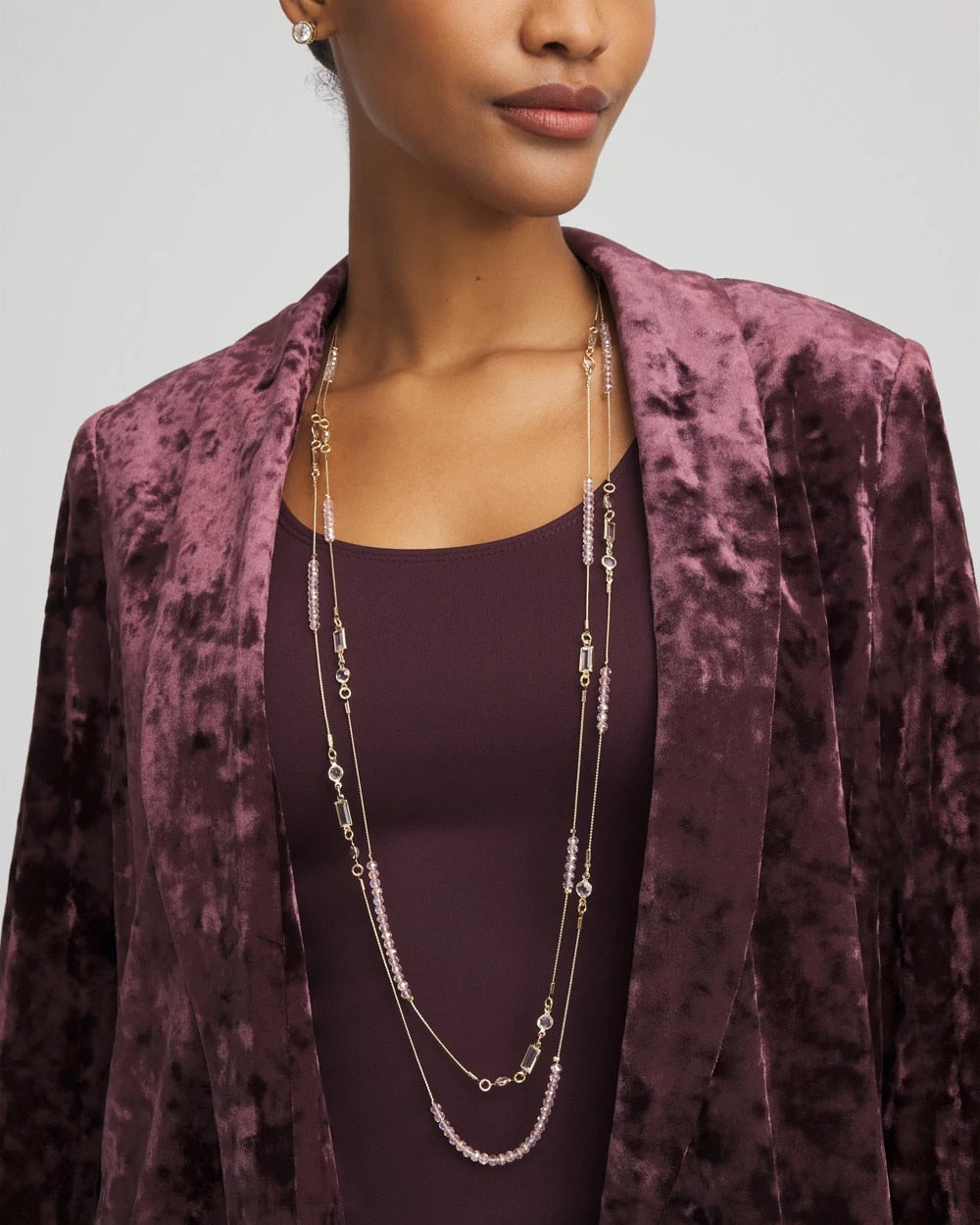 Chico's Classic | Pink Double-Strand Necklace