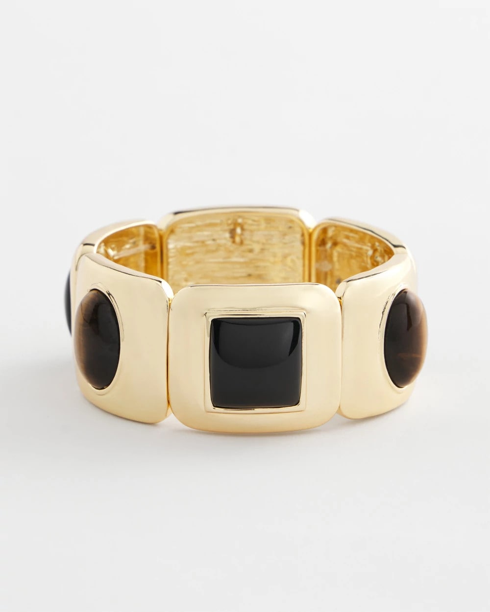 Chico's Essential | Neutral Gold Stretch Bracelet