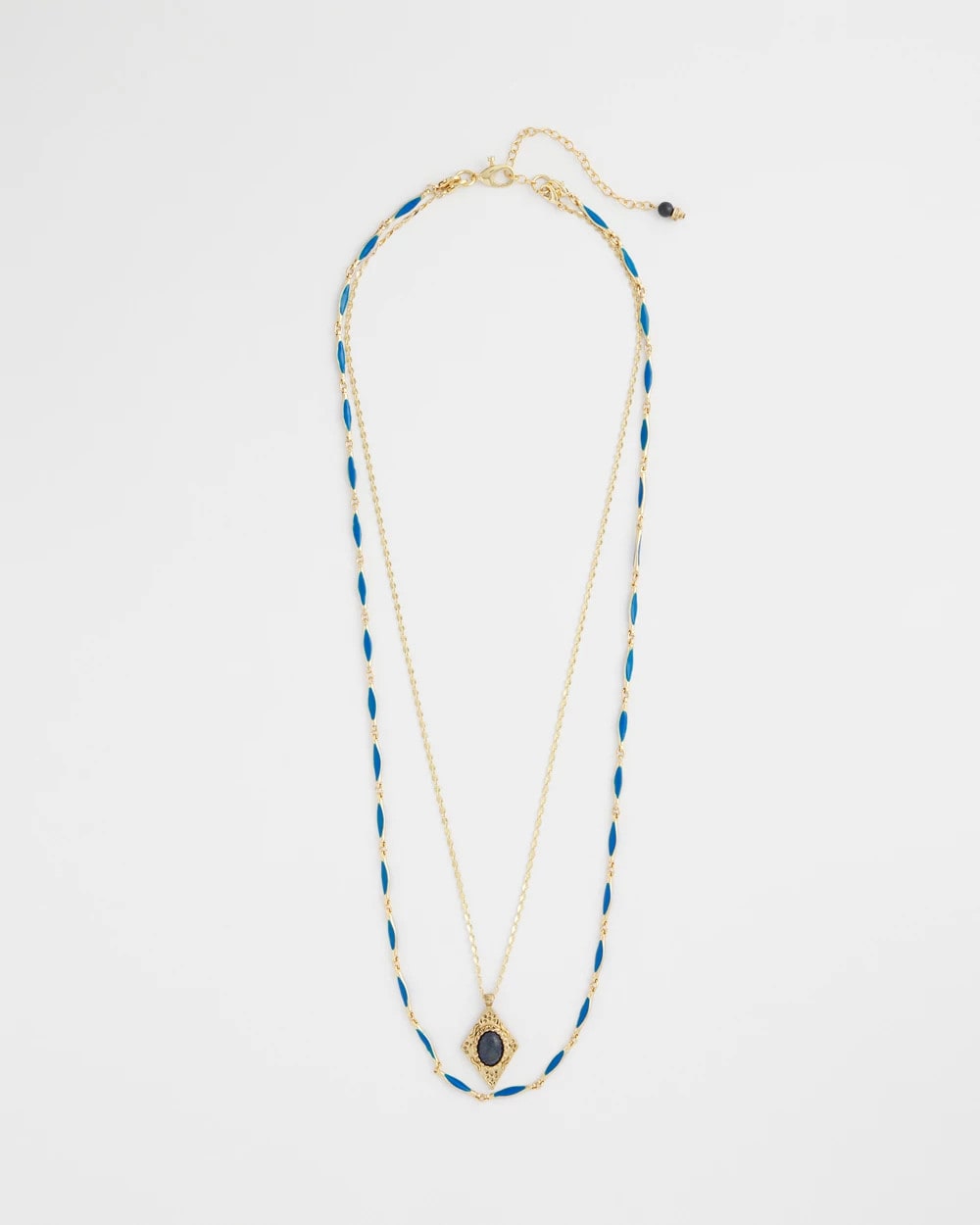Chico's Popular | Double-Strand Sodalite Pendant Necklace