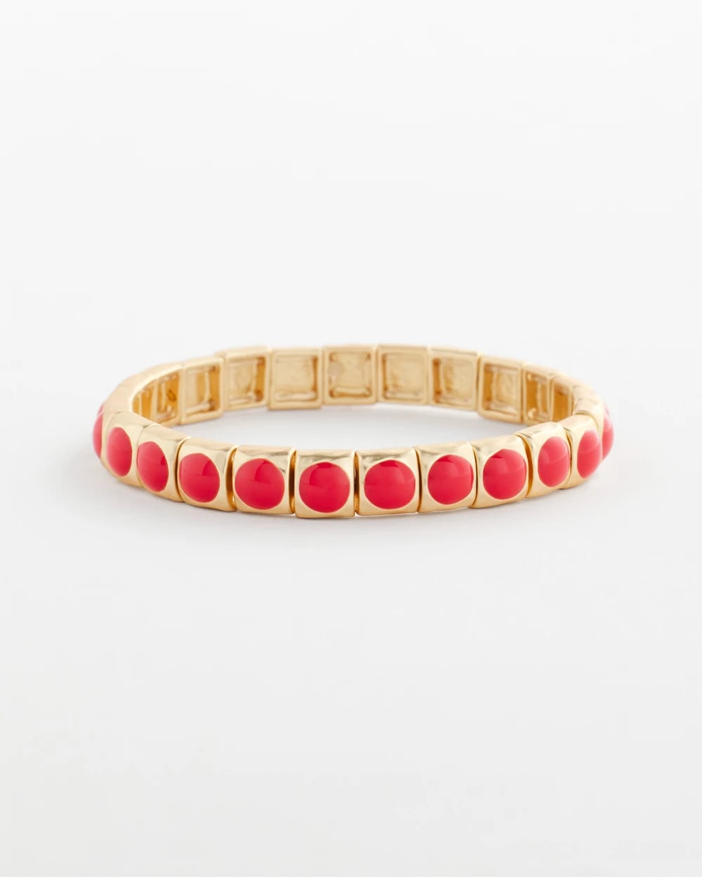 Chico's Best Price | Bold Orange Goldtone Stretch Bracelet
