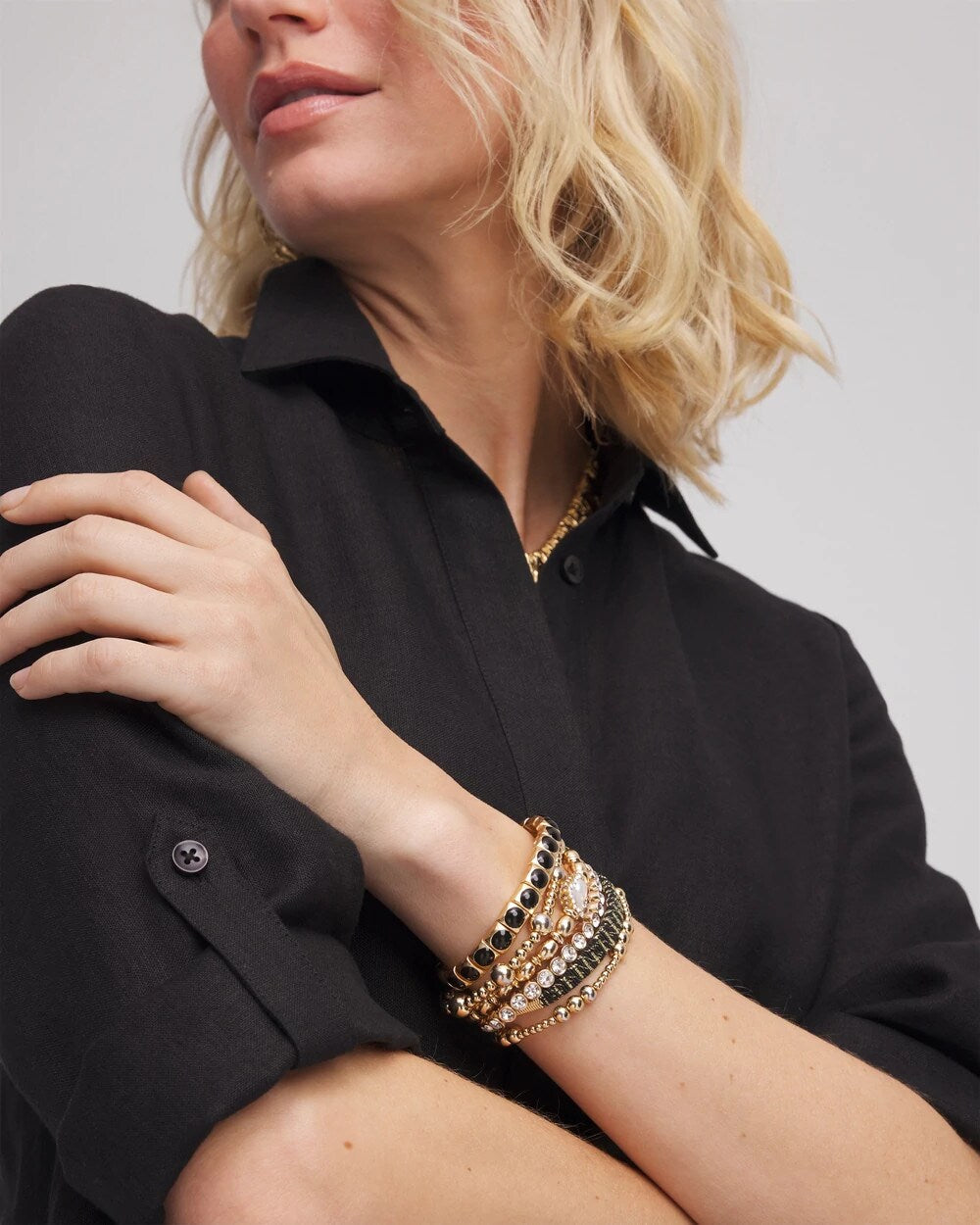 Chico's Trusted | Thread Wrapped Cuff Bracelet