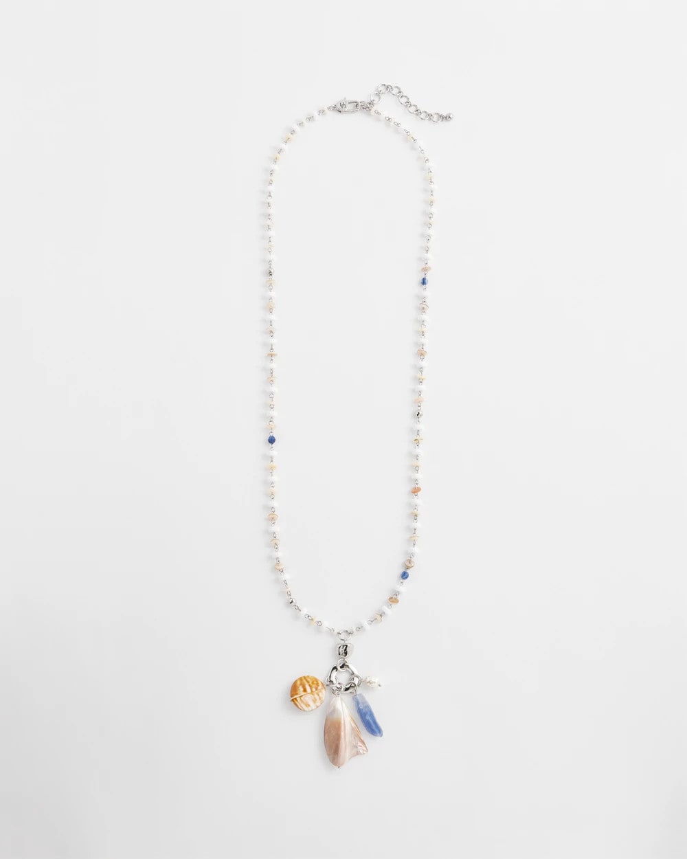 Chico's Discount | Seashell Beaded Pendant Necklace