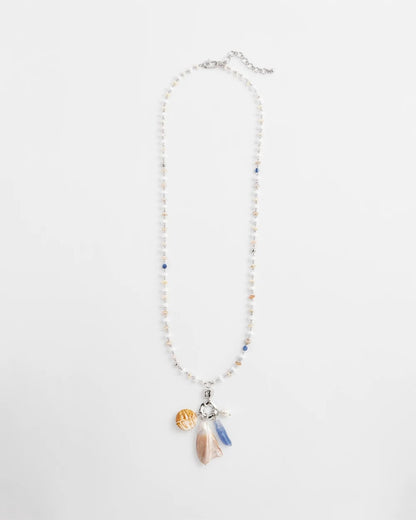 Chico's Discount | Seashell Beaded Pendant Necklace