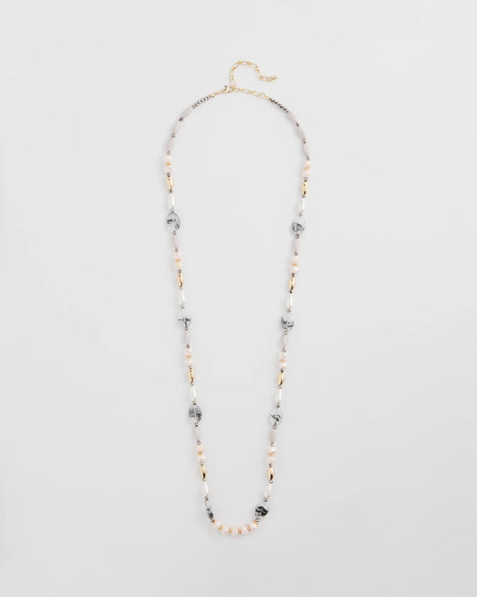 Chico's Quality | Pink Art Deco Beaded Necklace