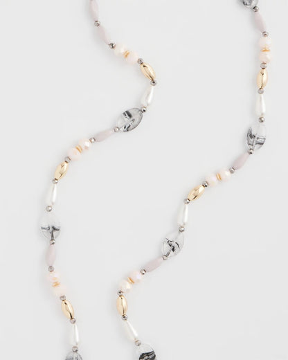 Chico's Quality | Pink Art Deco Beaded Necklace