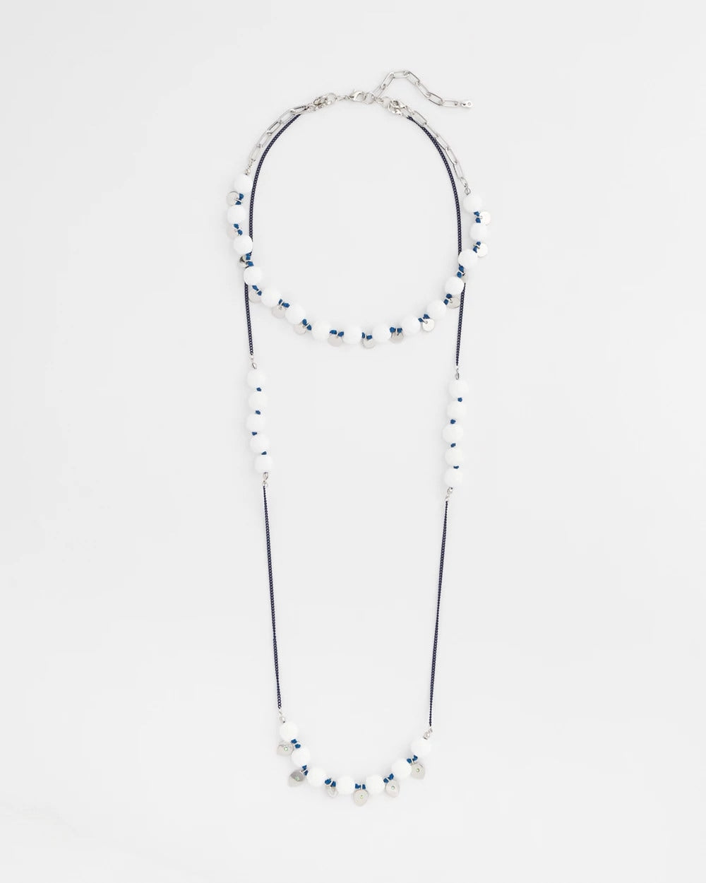Chico's Popular | Convertible White Stone Necklace