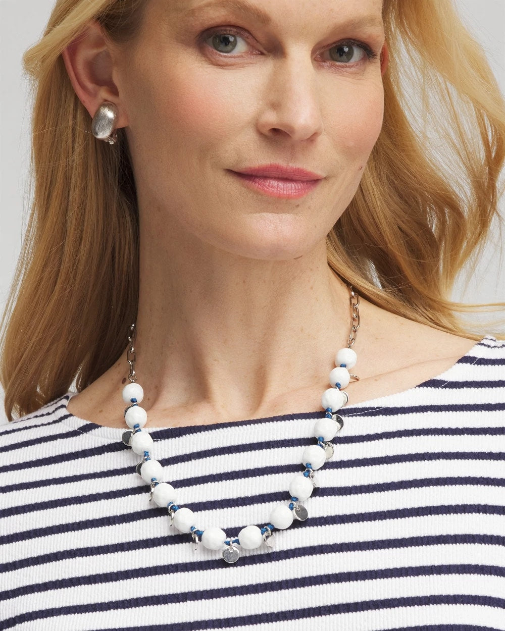 Chico's Popular | Convertible White Stone Necklace
