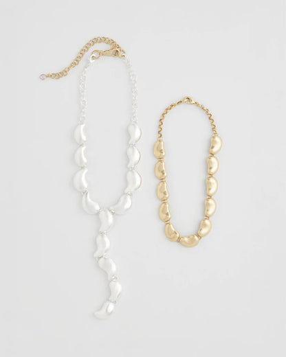 Chico's Latest | Convertible Mixed-Metals Y-Necklace