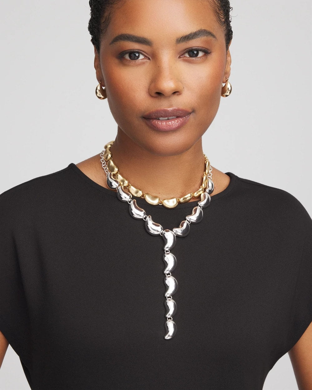 Chico's Latest | Convertible Mixed-Metals Y-Necklace