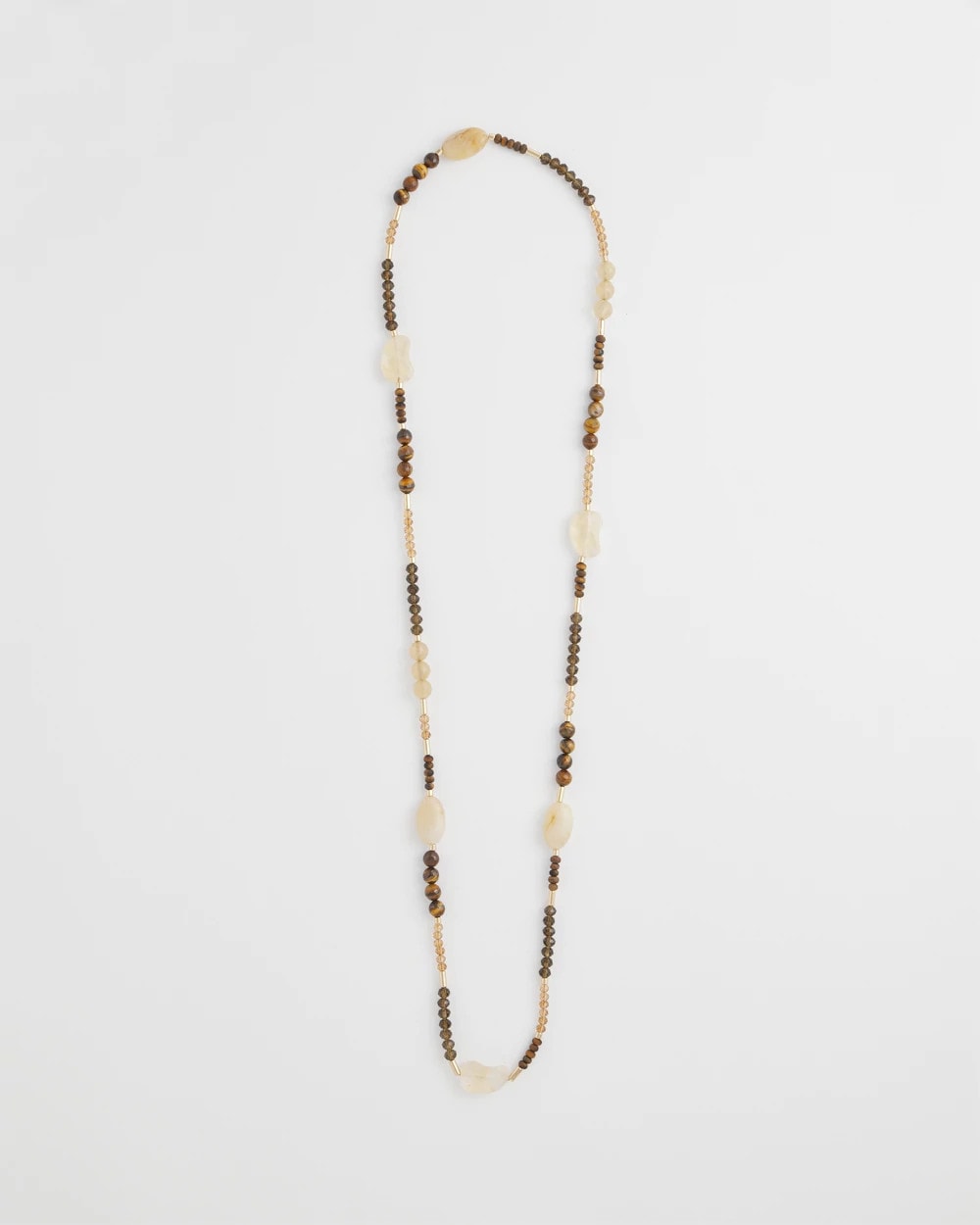 Chico's Exclusive | Tiger's Eye Single-Strand Necklace