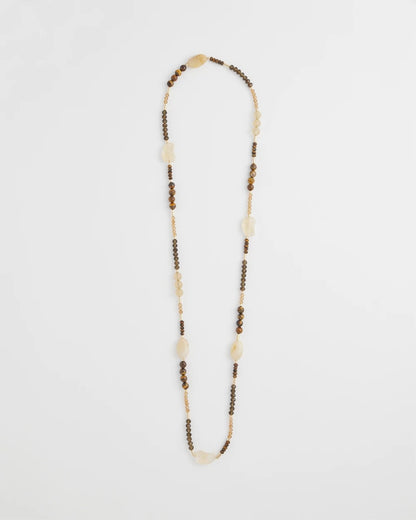Chico's Exclusive | Tiger's Eye Single-Strand Necklace