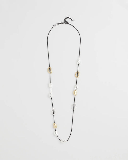 Chico's Smart Buy | Mixed-Metal Charm Necklace