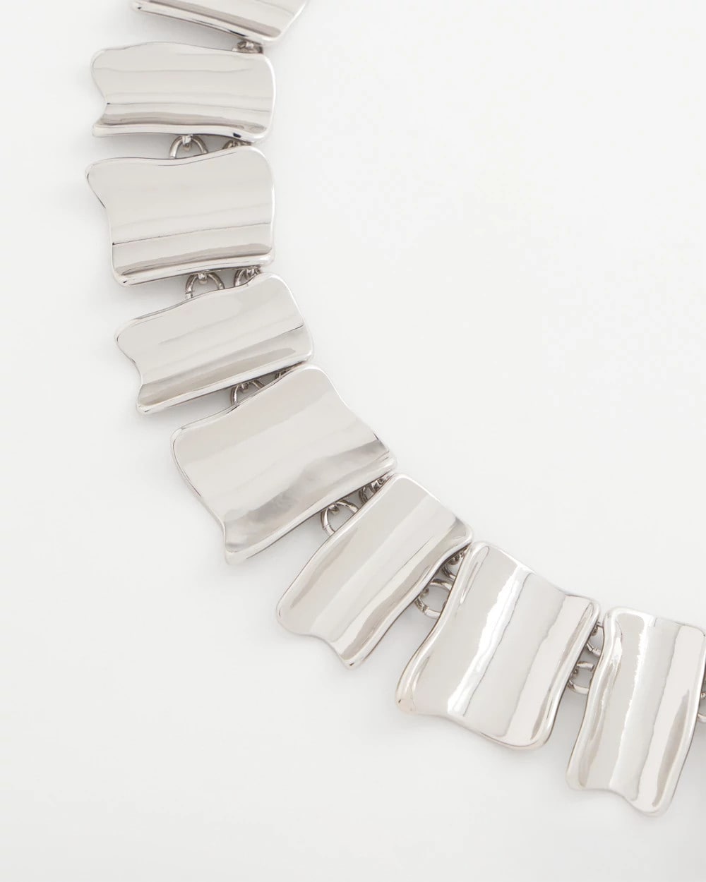 Chico's Latest | Silver Wave Collar Necklace