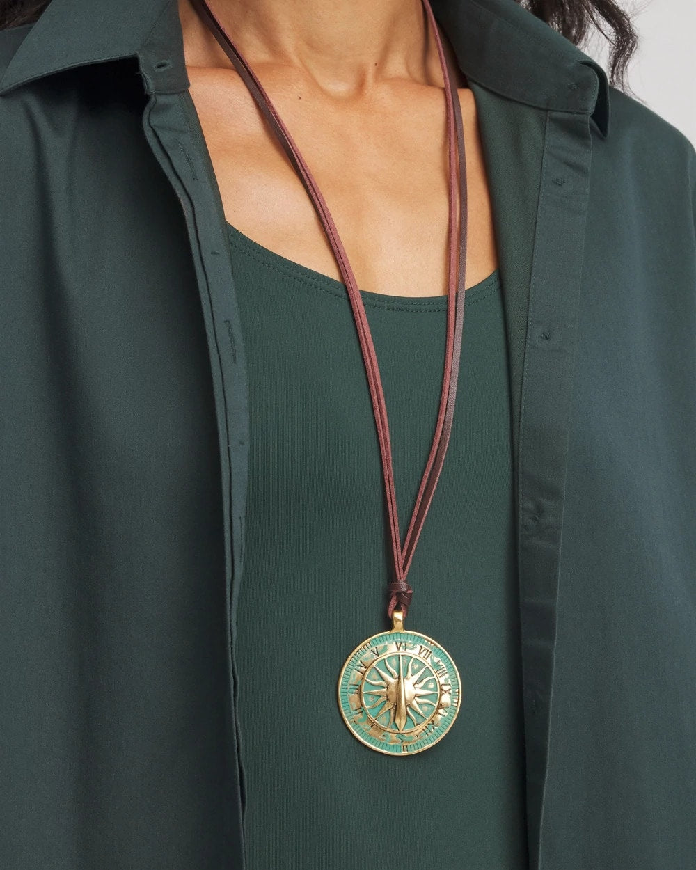Chico's Smart Buy | Sundial Medallion Pendant