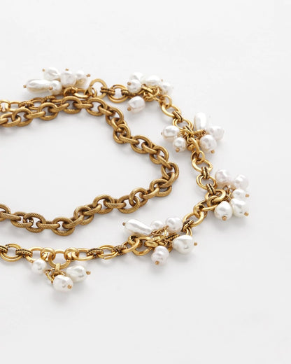 Chico's Latest | Modern Pearl Clusters Choker Necklace