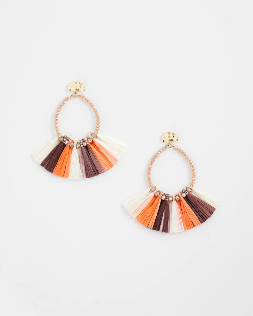 Chico's Special Offer | No Droop® Raffia Seed Bead Earrings