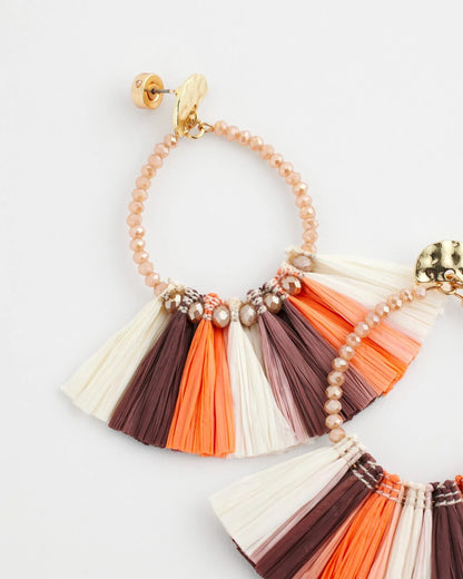Chico's Special Offer | No Droop® Raffia Seed Bead Earrings
