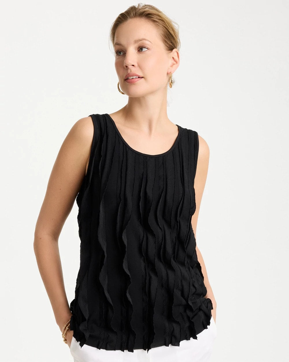 Chico's Deals | 3-D Ruffled Tank