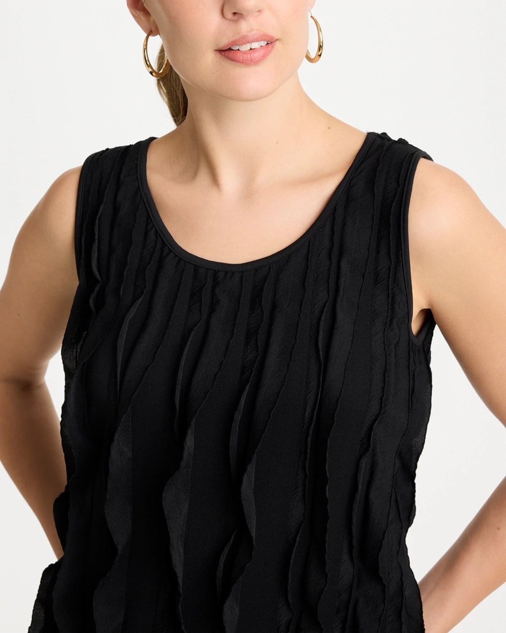Chico's Deals | 3-D Ruffled Tank