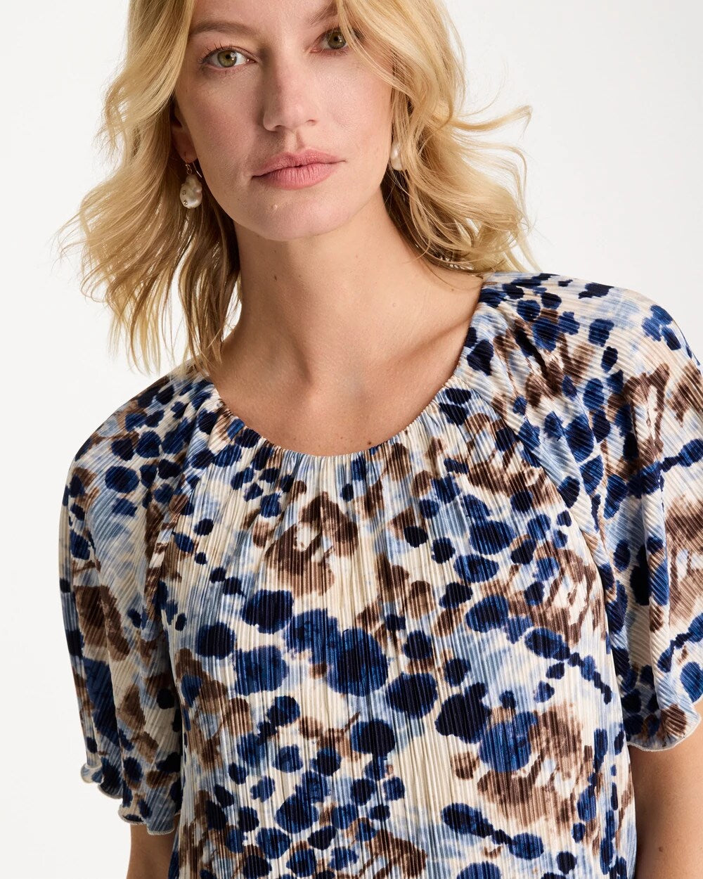 Chico's Special Offer | Printed Bodre Tee