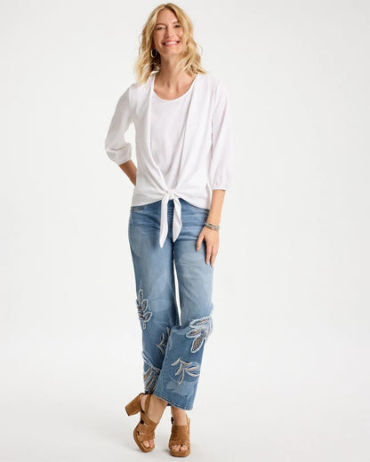 Chico's Smart Buy | Knit Gauze Tie-Front Cardigan