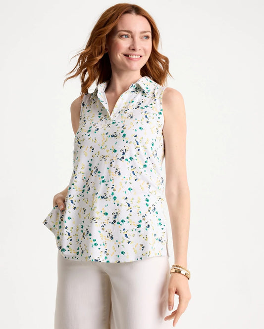 Chico's Signature | Printed Collared Tunic Tank