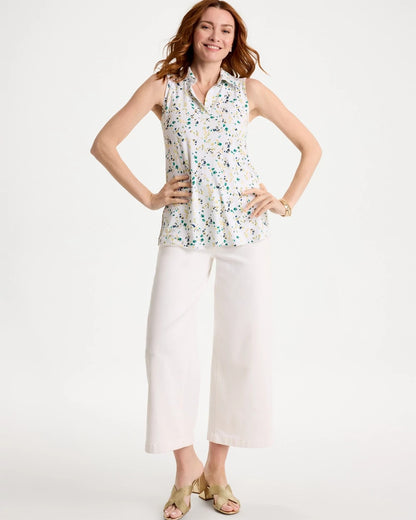 Chico's Signature | Printed Collared Tunic Tank