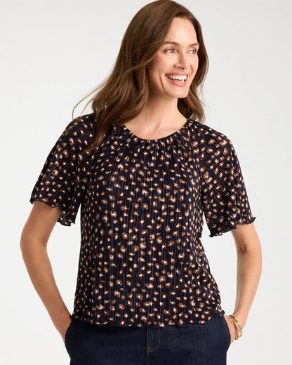 Chico's Exclusive | Spotted Bodre Tee