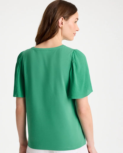 Chico's Special Offer | Gauze Sleeve Soft-Stretch Tee